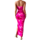 Shein Summer Casual Elegant Floral Print Fish Tail Hem Strapless Dress