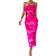 Shein Summer Casual Elegant Floral Print Fish Tail Hem Strapless Dress