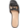 Gucci Leather Logo Cutout Flat Sandals BLACK 12B