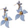 Shein Flower Drop Earrings