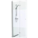 Svedbergs Vikbar Duschdörr 80 cm Alu Halvfrostat 760x1990mm