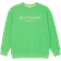 PINK Ivy Fleece Oversized Crew Sweatshirt - Green