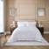 Dorma Egyptian Cotton Sateen 800 Thread Count Duvet Cover White (200x200cm)