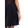 River Island faux leather pleated mini skirt in black