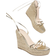 Shein Cuccoo Thick Bottom Wedge Heel Strappy Sandals For Summer Gold EUR36,EUR37,EUR38,EUR39,EUR40,EUR41