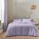 Dunelm Emerson Waffle Duvet Cover Purple (220x230cm)