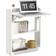 SoBuy FWT92-W Foldable Computer Desk Workstation Storage Shelves Writing Desk 58x64cm