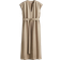 H&M Midikleid Mit Gürtel - Braun