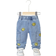 Shein Baby Boys Casual Cute Cartoon Face Denim Pants