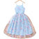 Shein Tween Girls' Mesh Floral Embroidery Spaghetti Strap Dress