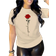 Shein Flower & Letter Print Short Sleeve T-Shirt