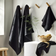 Casaluna Organic Sheet Bath Towel Black (165.1x83.8cm)