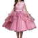 Shein Girls Luxury Short Party Dress - Flower