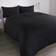 OHS Filled Pinsonic Grid Panel Duvet Cover Black (200x200cm)