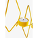 PAULET væglysestage 2-pak Fyrfadsstage 23cm 2stk