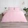 OHS Seersucker Geo Set Duvet Cover Pink (200x200cm)