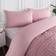 OHS Seersucker Geo Set Duvet Cover Pink (200x200cm)
