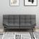 Bed Bath & Beyond Futon Modern Convertible Sleeper Sofa 71" 2 Seater