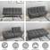 Bed Bath & Beyond Futon Modern Convertible Sleeper Sofa 71" 2 Seater