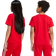 adidas Trefoil T-Shirt Better Scarlet 13-14Y