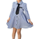Shein Young Girl Casual Mother-Daughter Dress - Striped