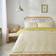 Dunelm Annie Floral 144 Thread Count Duvet Cover Set Bed Linen Yellow (260x220cm)