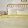 Dunelm Annie Floral 144 Thread Count Duvet Cover Set Bed Linen Yellow (260x220cm)