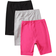 Shein pcsSet Summer Girls Casual Solid Color Bermuda Shorts Outfit