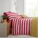 Elements Bold Stripe Magenta Duvet Cover White, Purple (200x200cm)