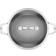 Ballarini Salina Servierpfanne Mit Deckel Aluminium Ceramic Titanium mit Klappe 28 cm