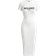 Shein Milano Pattern Casual Midi Bodycon Dress With Round Neck Short Sleeve Summer