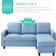 Best Choice Products Upholstered Sectional Sofa 78" 3 Seater