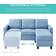 Best Choice Products Upholstered Sectional Sofa 78" 3 Seater