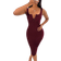 Shein Half Button Ribbed Knit Bodycon Dress