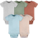 Gerber Baby 5pk Short Sleeve Onesies Blue 6-9M