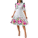 Shein Autumn And WinterElegantwhite WorkKnittedRound NeckWovenThree Quarter Length SleeveWomen Dresses