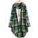 Shein Women's Autumn Plaid Shirt With Rolled Sleeve