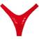 PINK Wink Micro Thong Panty - Red