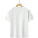Shein Tween Boy White Crew Neck Short Sleeve T-Shirt For Summer Casual Wear