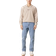 ASOS DESIGN slim-jeans med stræk flad mid wash blå
