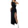 Shein Elegant Casual Slit Dress - Lightweight Summer