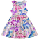 Shein Young Girls Casual Simple Cartoon Dinosaur Pattern Tank Dress Suitable For Summer