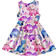 Shein Young Girls Casual Simple Cartoon Dinosaur Pattern Tank Dress Suitable For Summer