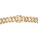 Macy's Men's Diamond Curb Link Bracelet (1 ct. t.w. in Sterling Silver Gold Over Silver (8 1/2 inches)