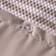 OHS Stripe Embossed And Pillowcase Bedding Set Double Duvet Cover Grey, Natural (198x198cm)