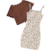 Shein Tween Girl Lettuce Trim Tie Front Top Cami Dress