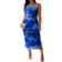 Shein Plus Womens Random Printed Strapless Dress