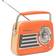 Madison Retro Radio med Bluetooth och FM