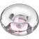 Kosta Boda Orion Tealight 6.3 x Ø11 cm Pink Candle Holder 6.3cm
