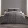 OHS Check Duvet Cover Black, Grey (200x135cm)